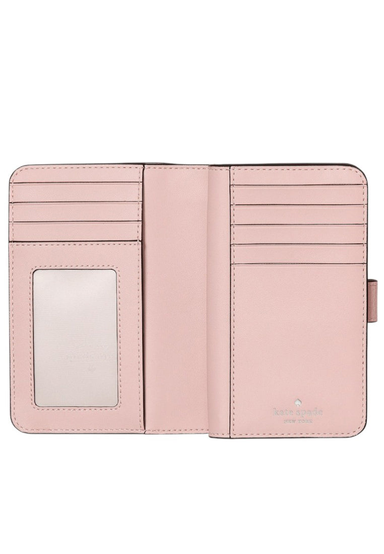Kate Spade Lena Medium Bifold Wallet - Tutu Pink