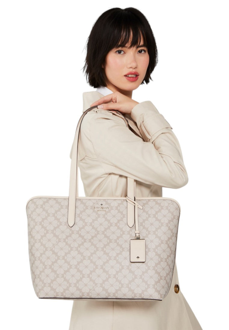 Kate Spade Spade Flower Large Tote - Dark Beige