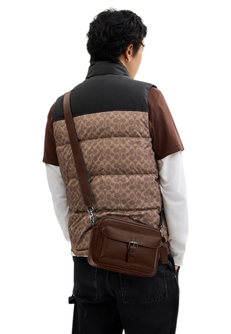 Coach Mens Warner Crossbody Bag - Maple