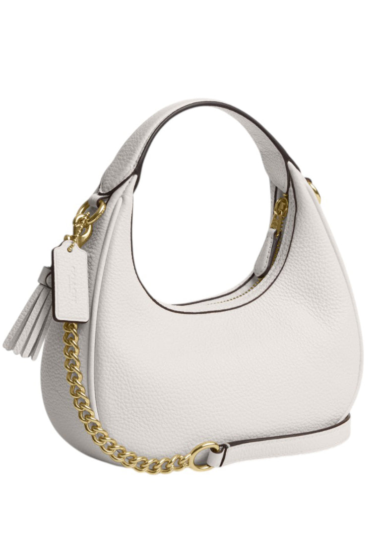 Coach Carmen Mini Crossbody Bag With Heart Rivets - Chalk