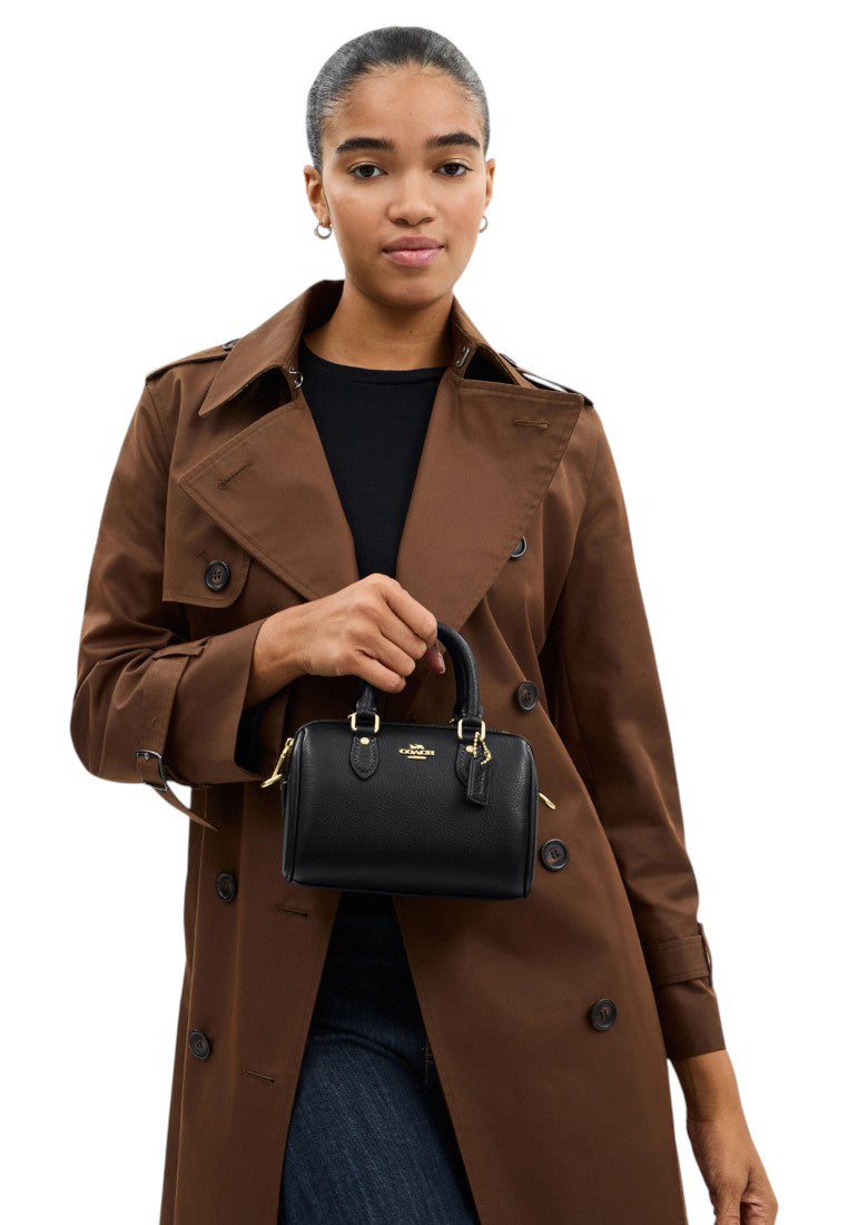 Coach Mini Rowan Crossbody Bag - Black