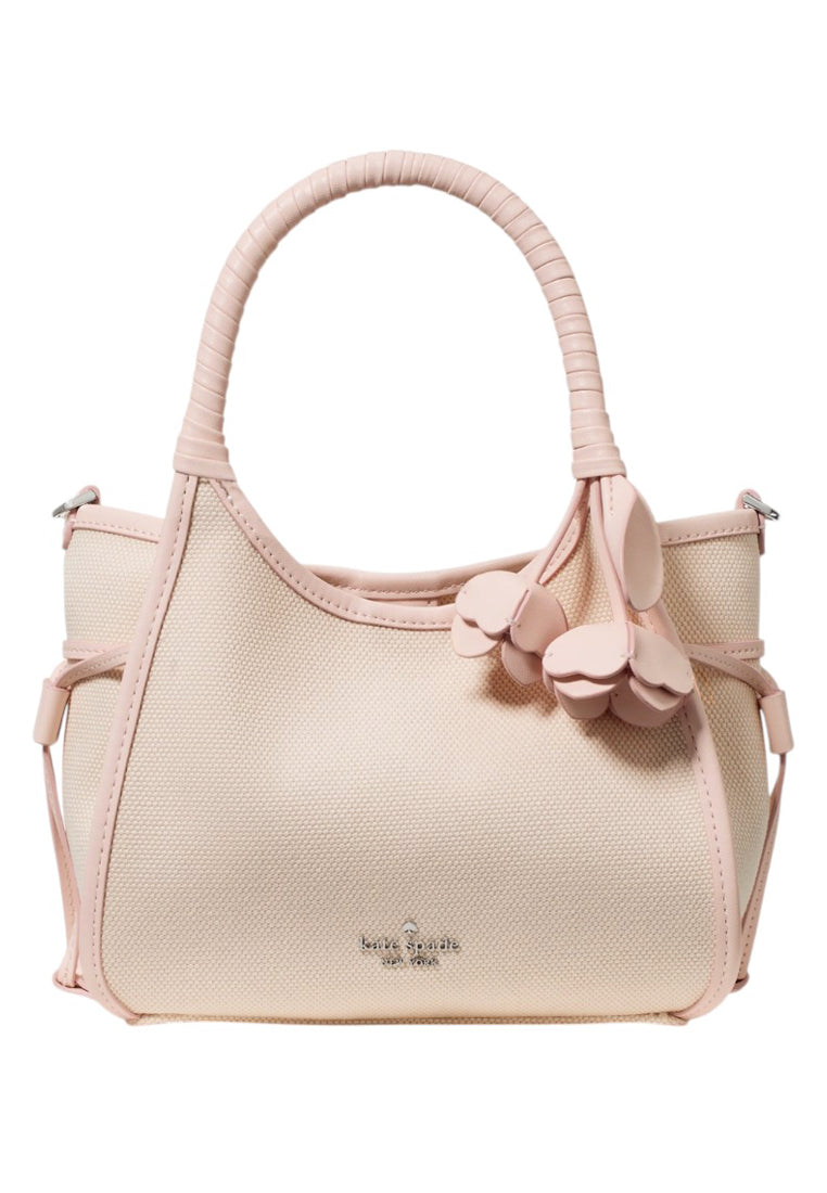 Kate Spade Stash Canvas Floral Mini Carryall Bag - Pearl Pink