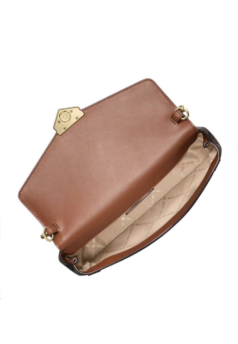 Michael Kors Soho Small Signature Logo Convertible Crossbody Bag - Brown