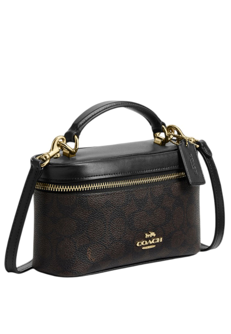 Coach Rainer Crossbody Bag 18 In Signature Canvas - Walnut/Black