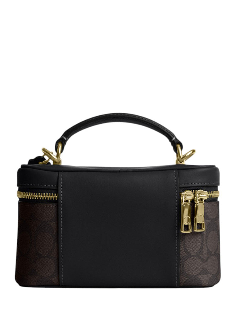 Coach Rainer Crossbody Bag 18 In Signature Canvas - Walnut/Black