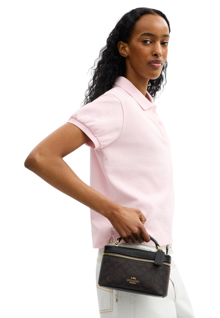 Coach Rainer Crossbody Bag 18 In Signature Canvas - Walnut/Black