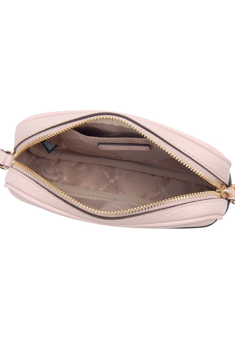 Michael Kors Jet Set Small Signature Logo Camera Crossbody Bag - Powder Blush