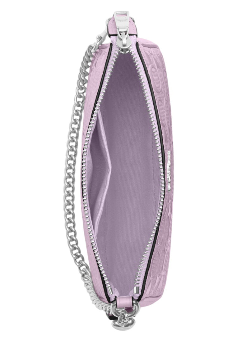 Coach Nolita 19 In Signature Leather With Heart Charm - Light Violet
