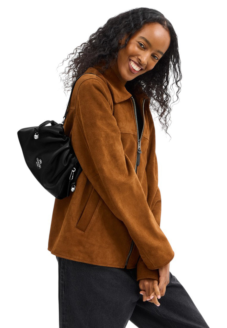 Coach Faye Shoulder Bag With Ruching - Black