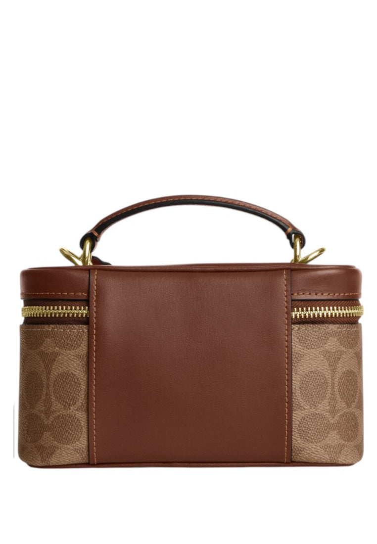 Coach Rainer Crossbody Bag 18 In Signature Canvas - Tan/Brown