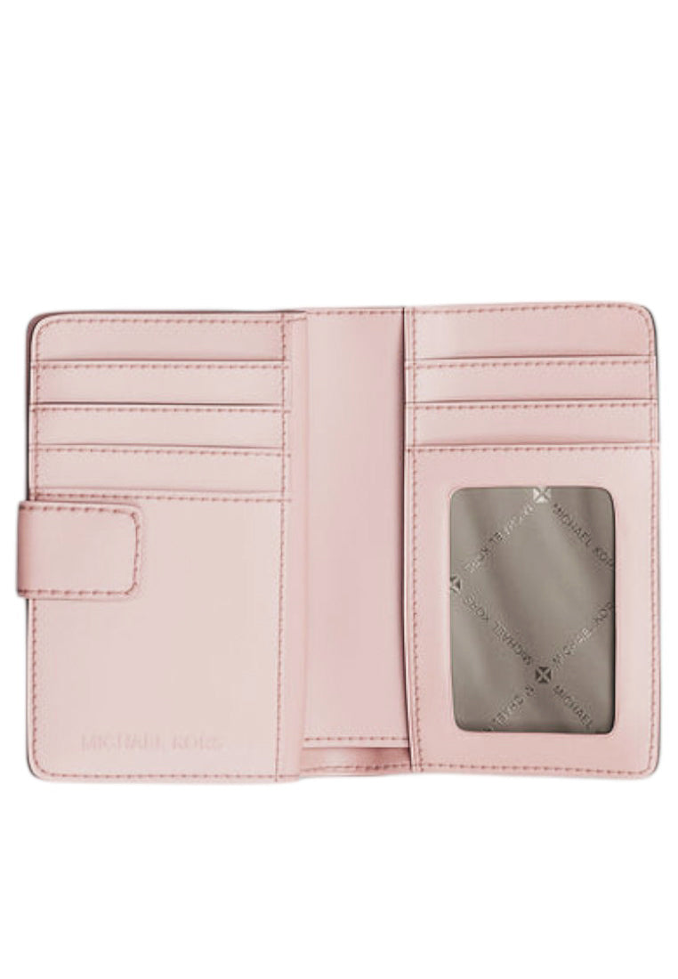 Michael Kors Jet Set Travel Medium Bifold Zip Coin Wallet - Powder Blush