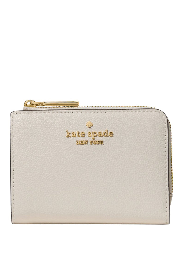 Kate Spade Small L-Zip Wallet - Cashew Milk