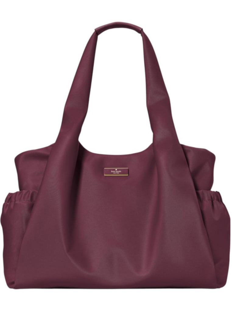 Kate Spade Carter Nylon Large Baby Bag - Deep Cherry