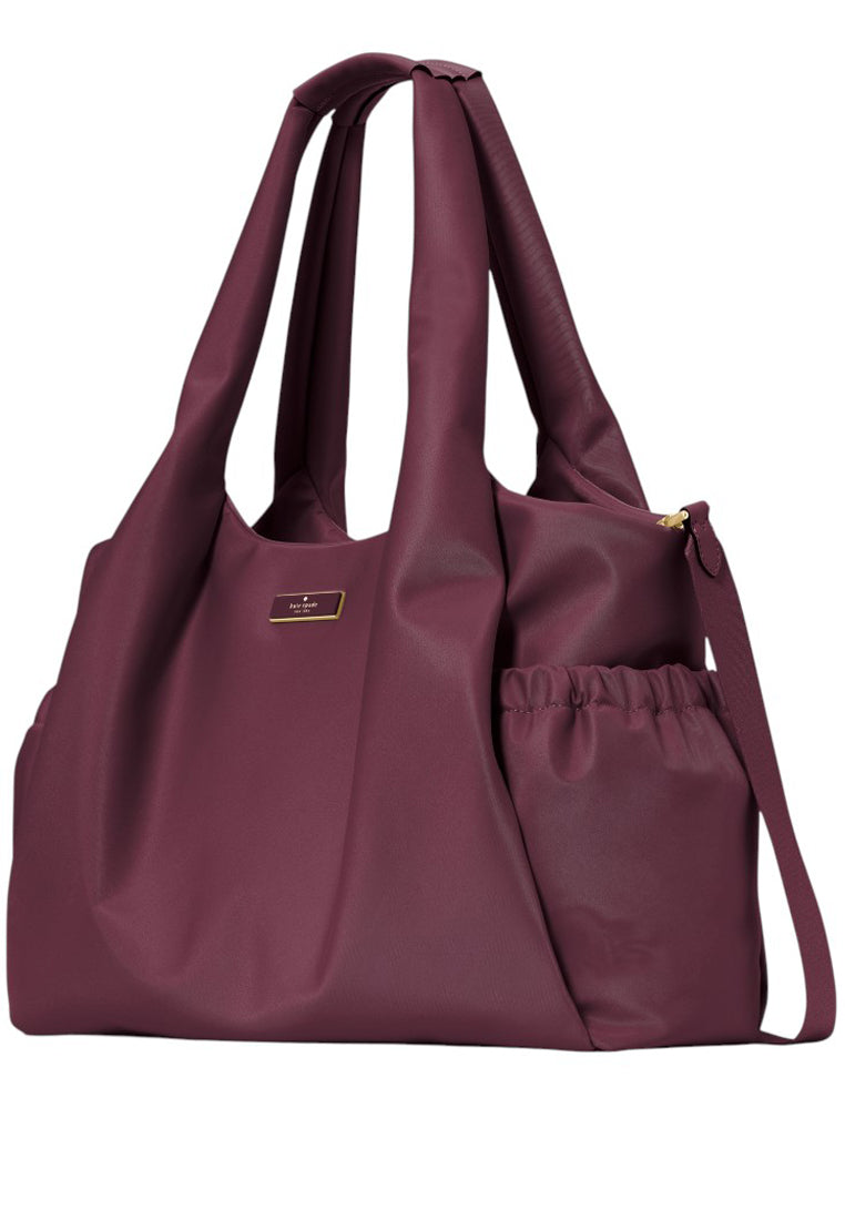 Kate Spade Carter Nylon Large Baby Bag - Deep Cherry