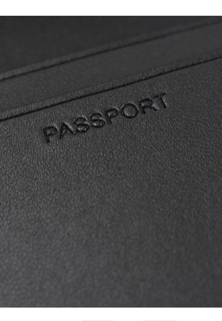 Coach Mens Passport Card Case In Signature Canvas - Tan/Black