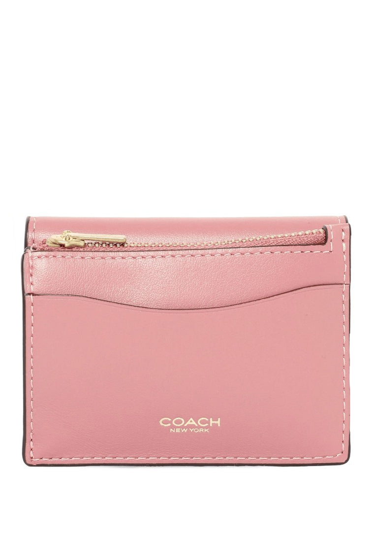 Coach Essential Card Holder Wallet - Peony