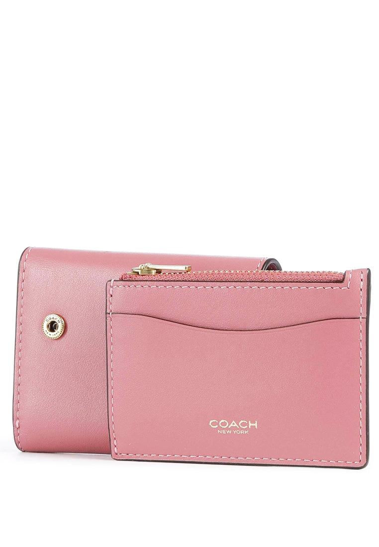 Coach Essential Card Holder Wallet - Peony