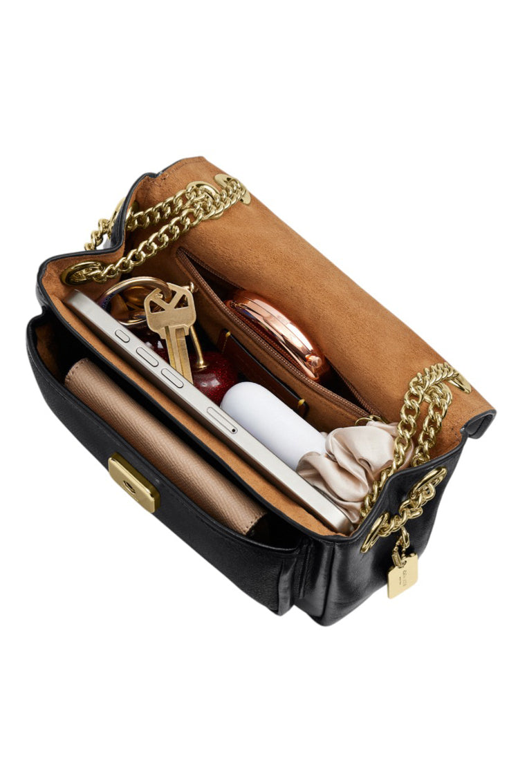 Coach Elodie Crossbody Bag 18 In Signature Canvas - Walnut/Black