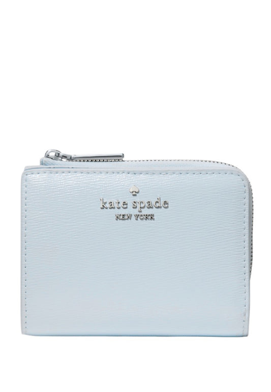 Kate Spade Small L-zip Wallet - Pale Sapphirine