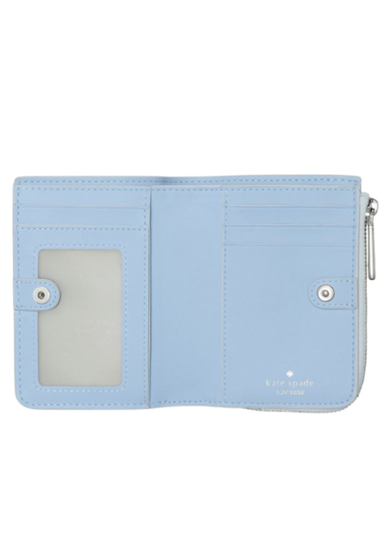 Kate Spade Small L-zip Wallet - Pale Sapphirine