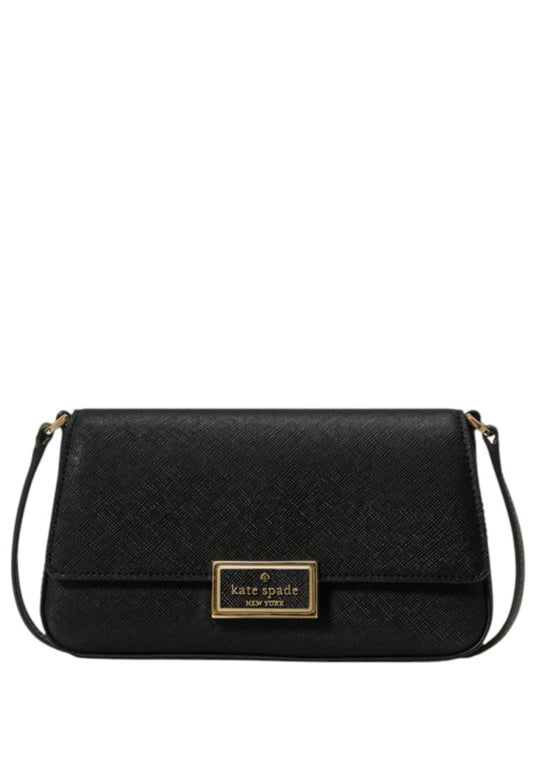Kate Spade Reegan Mini Flap Crossbody - Black