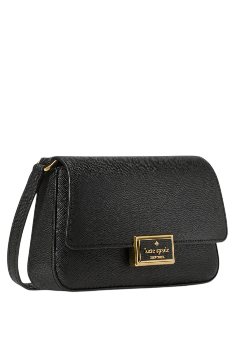 Kate Spade Reegan Mini Flap Crossbody - Black