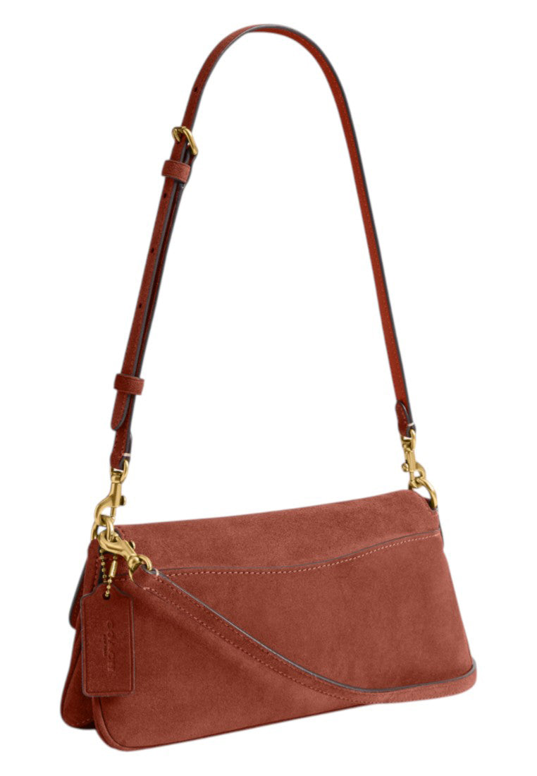 Coach Suede Jet Shoulder Bag - Clay