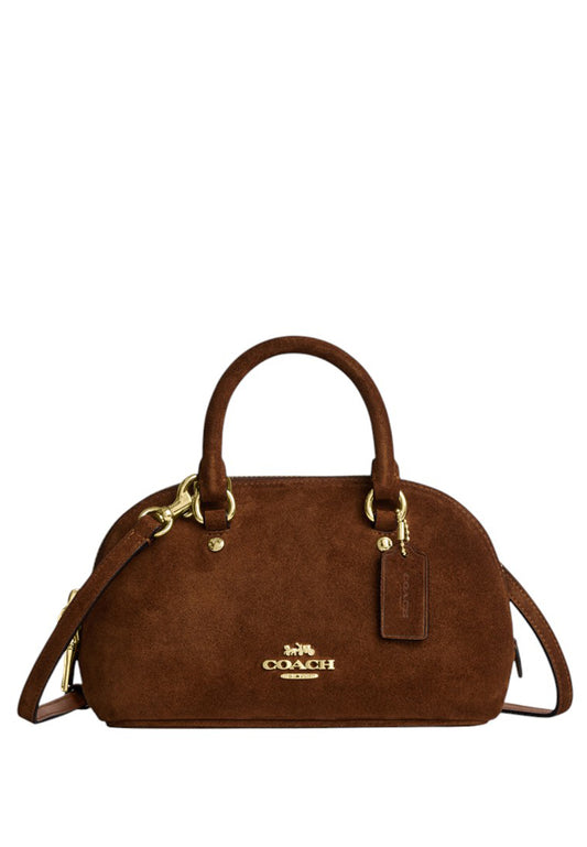 Coach Lara Mini Satchel Bag - Brown