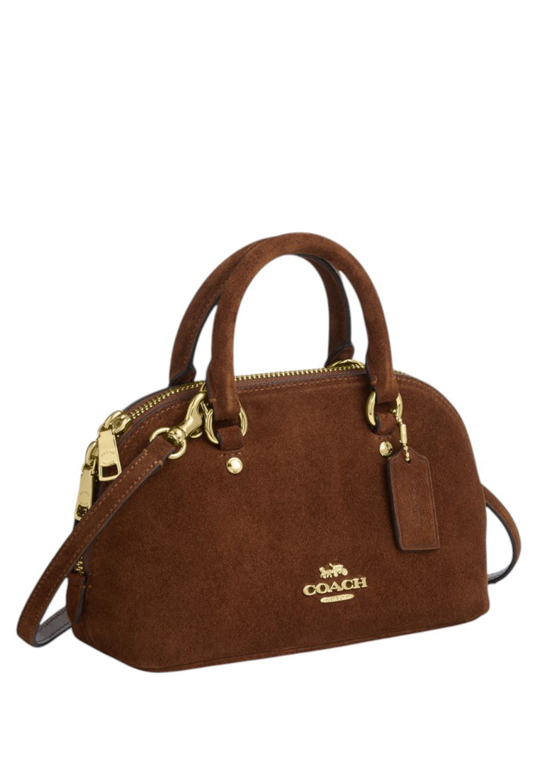 Coach Lara Mini Satchel Bag - Brown