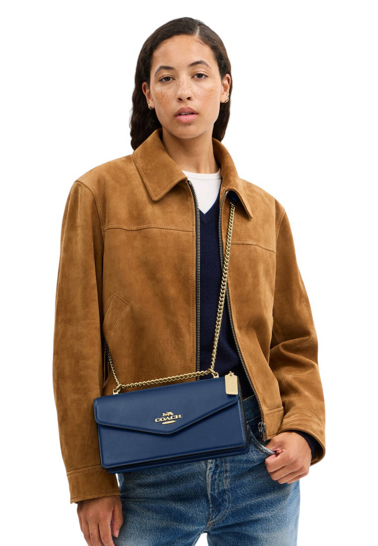 Coach Klare Envelope Crossbody Bag - Deep Blue