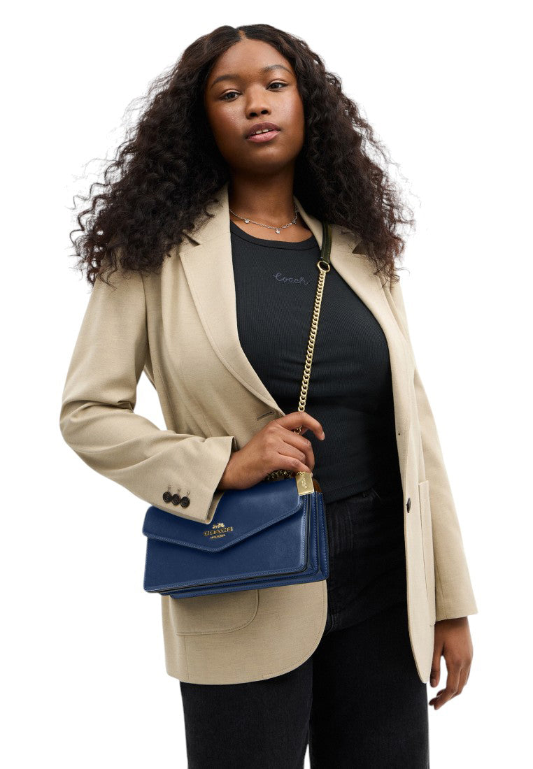 Coach Klare Envelope Crossbody Bag - Deep Blue