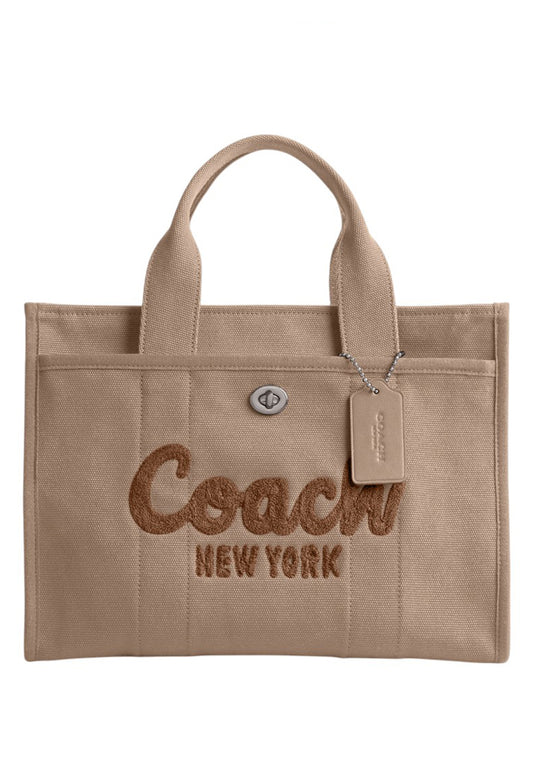 Coach Cargo Tote Bag - Dark Natural